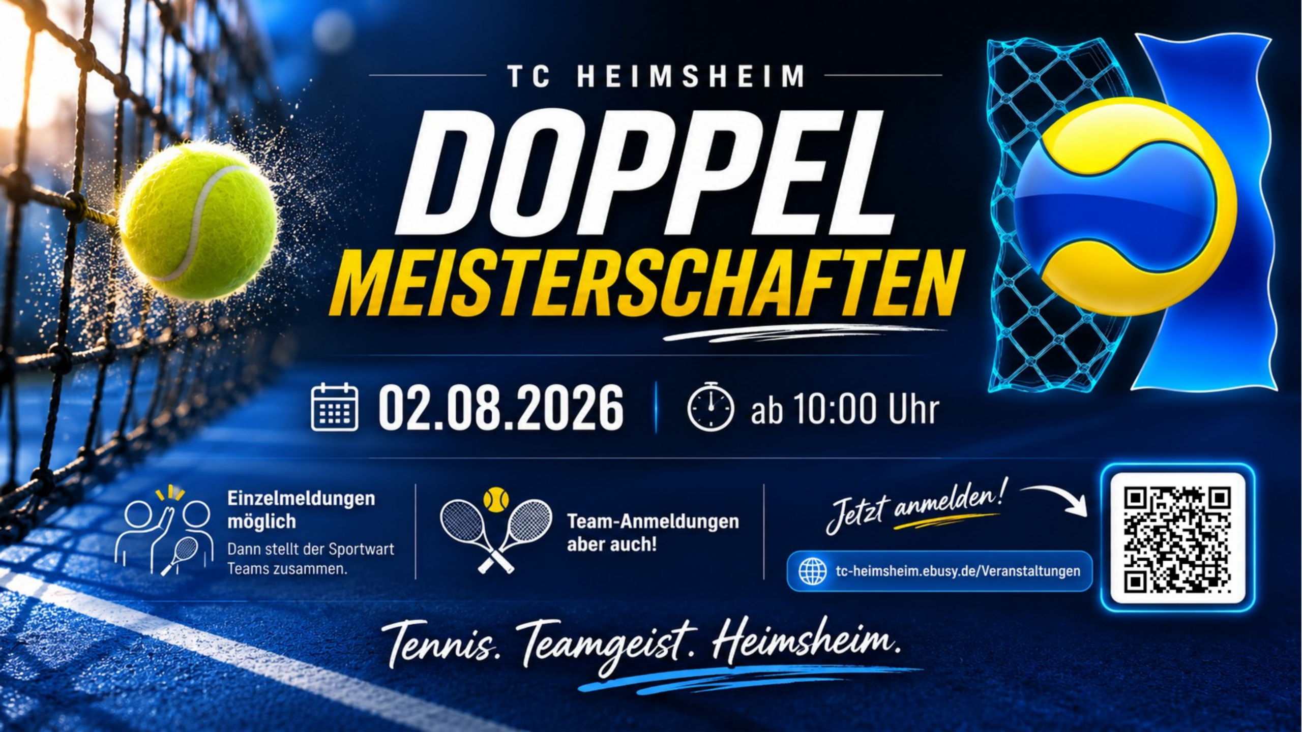 Doppelmeisterschaften 2026 – Jetzt anmelden!